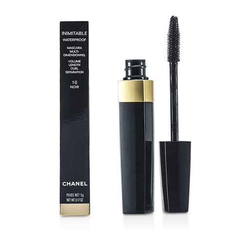 chanel inimitable waterproof mascara 10 noir|chanel le volume waterproof mascara.